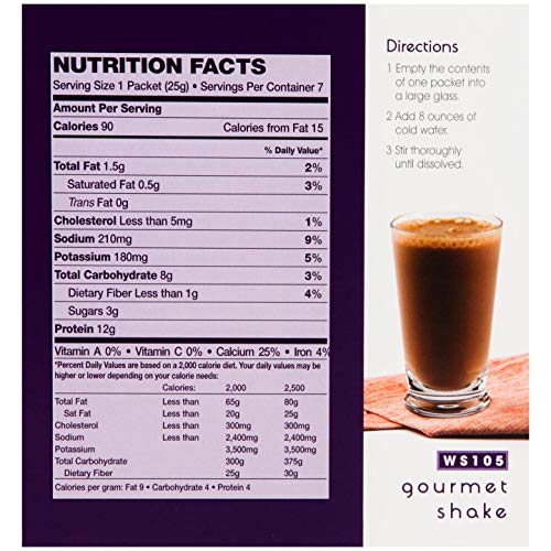 Wonderslim Low-Carb High Protein Diet / Shake Mix - Chocolate 7