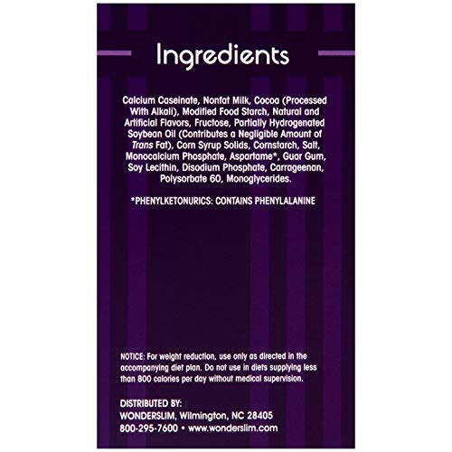 Wonderslim Low-Carb High Protein Diet / Shake Mix - Chocolate 7
