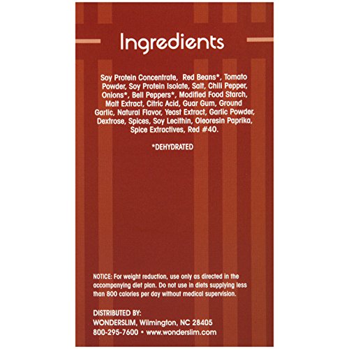 Wonderslim Low-Carb High Protein Vegetarian Zesty Vegetable Chil