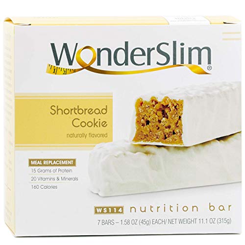 Wonderslim Meal Replacement Protein Bar - Low Carb Nutrition Bar