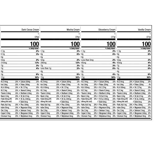 Wonderslim Meal Replacement Shake, Variety Pack, 24 Essential Vi