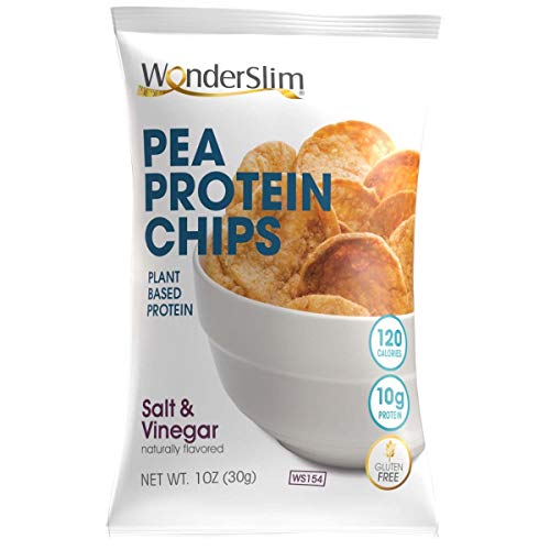 Wonderslim Pea Protein Snack Chips 12G Protein - Salt &Amp; Vinega