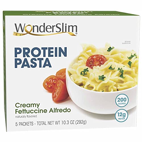 Wonderslim Protein Pasta, Creamy Fettuccine Alfredo 5Ct