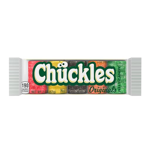 Wonka Chuckles Original Jelly Candies Sugar-coated, Fruity candy...