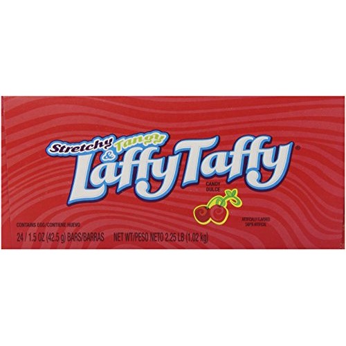 Wonka Laffy Taffy, Cherry, 24 Count