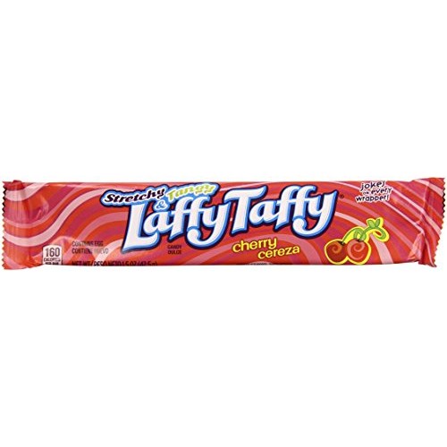 Wonka Laffy Taffy, Cherry, 24 Count