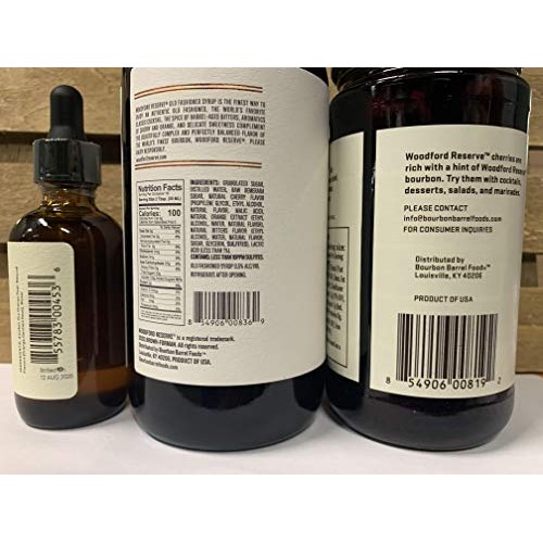 Woodford Old Fashioned Bundle Of Orange Bitters, Cherries And Ol