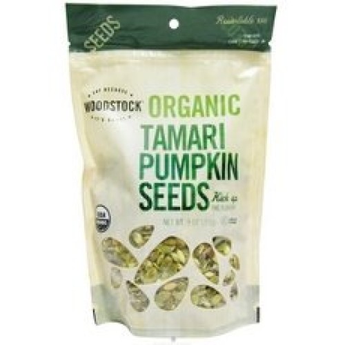 Woodstock Farms Organic Tamari Pumpkin Seeds -- 9 Oz