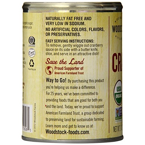 Woodstock Farms - Organic Jellied Cranberry Sauce - 14 Oz.