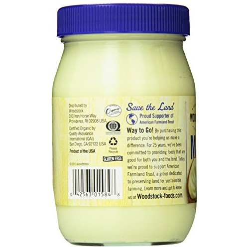 Woodstock Farms Organic Mayo, 16 Ounce