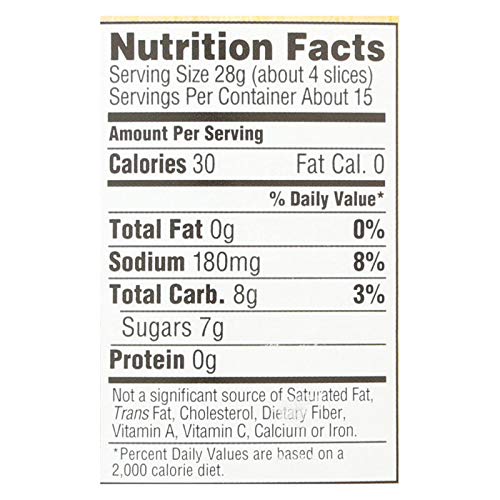 Woodstock Farms Woodstock Bread &Amp; Butter Sweet Pickles 6X24 Oz