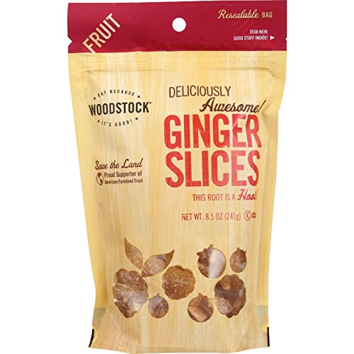 Woodstock Farms - Dried Unsulphured Ginger Slices - 8.5 Oz.