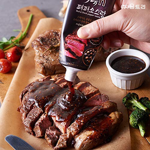 Woomtree Black Pepper Sauce For Steak, 4.2 Oz -Tube | Korean Foo
