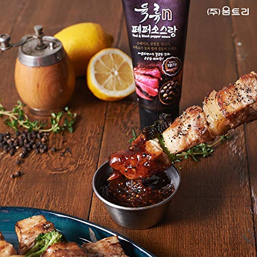 Woomtree Black Pepper Sauce For Steak, 4.2 Oz -Tube | Korean Foo