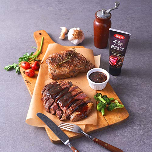 Woomtree Black Pepper Sauce For Steak, 4.2 Oz -Tube | Korean Foo
