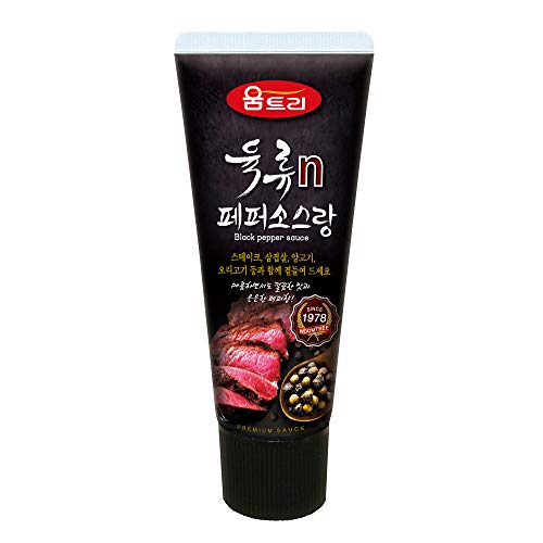 Woomtree Black Pepper Sauce For Steak, 4.2 Oz -Tube | Korean Foo