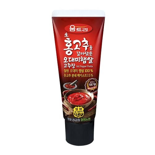 Woomtree Gochujang Hot Chili Pepper Paste Spicy Sauce, 4.2 oz Tu...