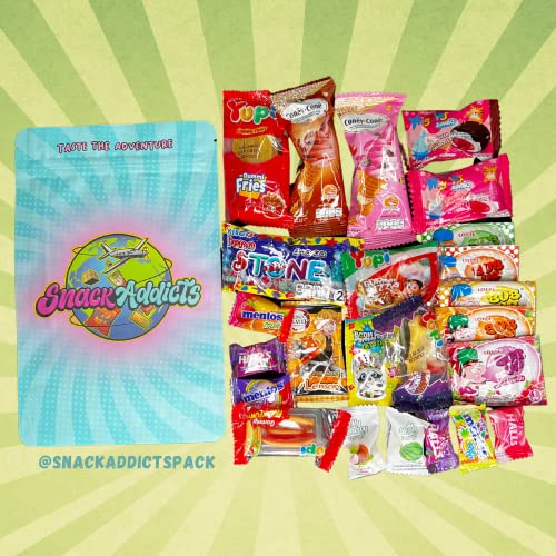 Snack Addicts Snack Bag 25 Count - Delicious Delights from Japan...