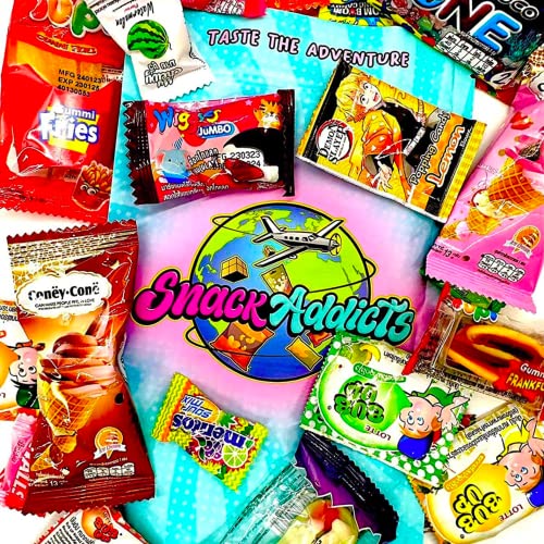 Snack Addicts Snack Bag 25 Count - Delicious Delights from Japan...