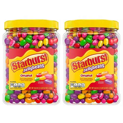 Starburst Jelly Beans Original Fruit Flavors 2 Pack Candy Bulk...