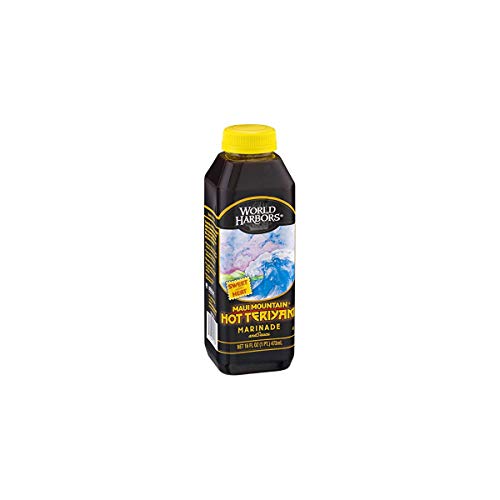 World Harbors Hot Teriyaki, 16-Ounce Bottles Pack Of 6