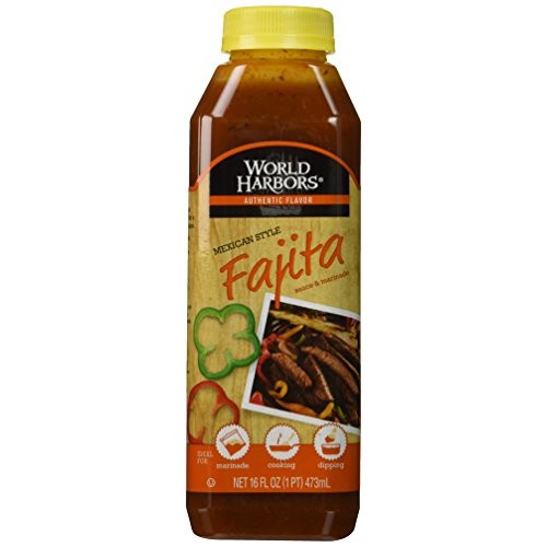 World Harbors Mexican Style Fajita Marinade, 16-Fl. Oz. Plastic