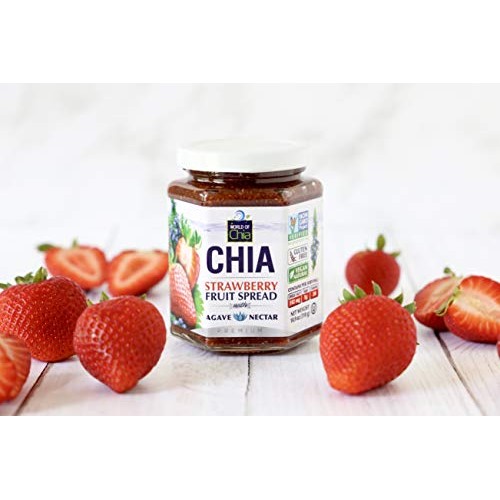 Premium Fruit Spread By World Of Chia - All Natural, Simple Ingr