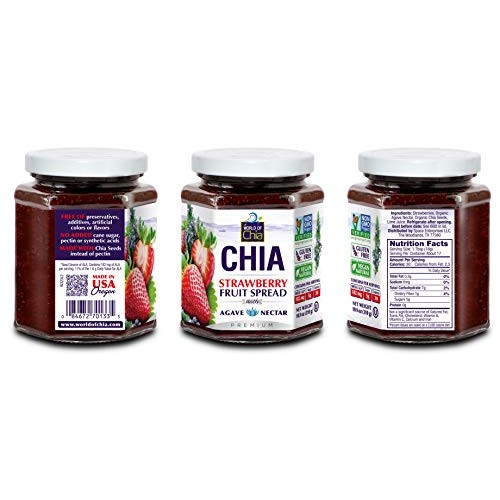 Premium Fruit Spread By World Of Chia - All Natural, Simple Ingr