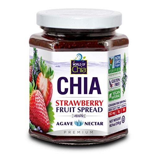 Premium Fruit Spread By World Of Chia - All Natural, Simple Ingr
