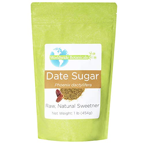 Worldwide Botanicals Date Sugar, 100% Pure, Natural Whole Food S