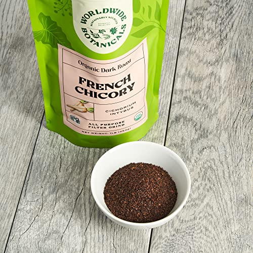 Worldwide Botanicals Organic French Chicory Root - Dark Roast, B