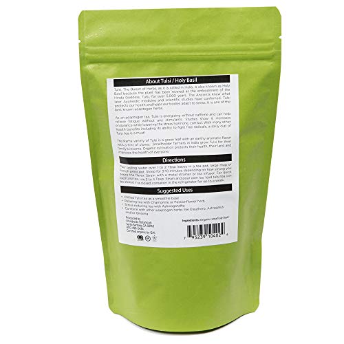 Worldwide Botanicals Organic Holy Basil Tea – Tulsi Rama - Loose