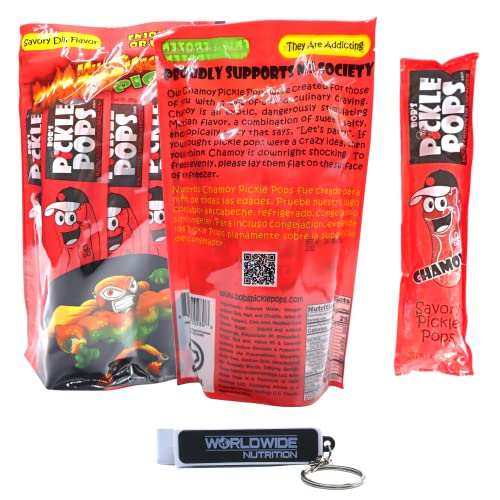 Bobs Pickle Pops Mucho Macho Chamoy - Electrolytes Freezer Pops ...