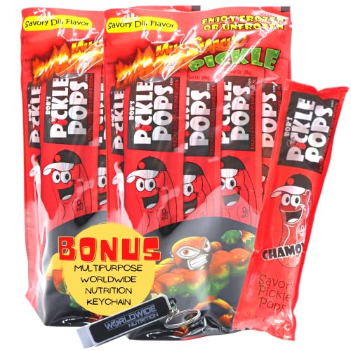 Bobs Pickle Pops Mucho Macho Chamoy - Electrolytes Freezer Pops ...