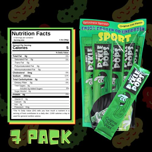 Bobs Pickle Pops Original Dill - Keto Electrolytes Freezer Pops ...