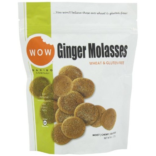 Wow Baking Company Cookies, Lemon Burst, Ginger Molasses, Key Li