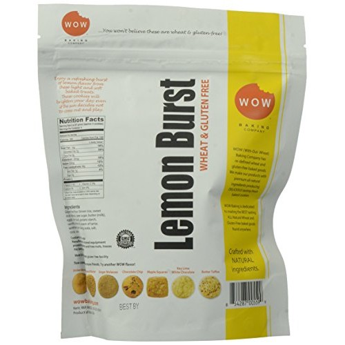 Wow Baking Company Gluten Free Cookies, Lemon Burst, 8 Oz