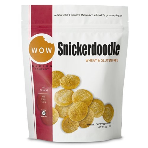 Wow Baking Company Gluten Free Cookies, Snickerdoodle, 8 Oz