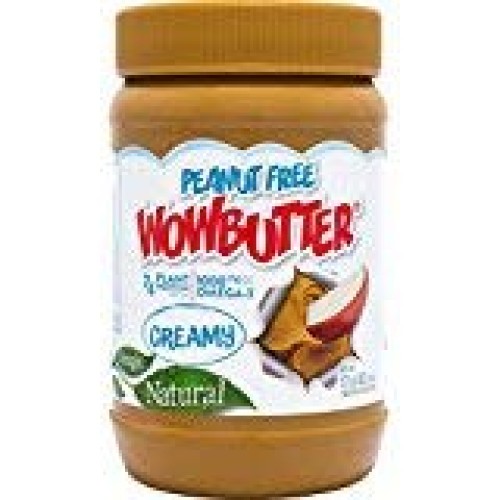 Wowbutter Natural Peanut Free Creamy 1.1Lb Jars Pack Of 2