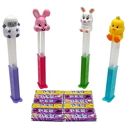 Pez Easter Candy And Dispensers, Lamb, Floppy Bunny, Bunny, Chic