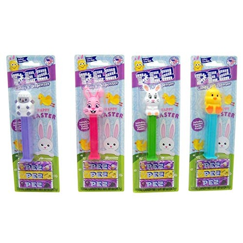Pez Easter Candy And Dispensers, Lamb, Floppy Bunny, Bunny, Chic