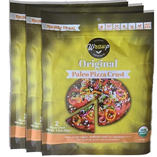 Paleo Pizza Crust | 3 Pack Original Flavored Organic Gluten Free