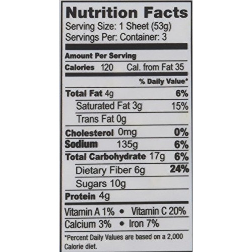 Wrawp Organic Veggie Flatbread, Original, 5.6 Ounce