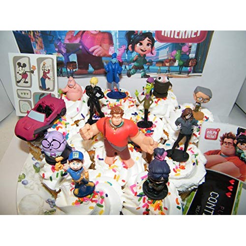 Ralph Breaks The Internet Deluxe Cake Toppers Cupcake Decoration