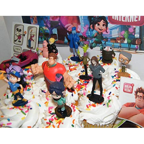 Ralph Breaks The Internet Deluxe Cake Toppers Cupcake Decoration