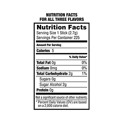 5 Gum Sugarfree Chewing Gum Three Flavor Variety Pack, 15-Count