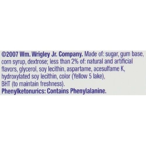 Juicy Fruit Original Chewing Gum, 15 piece pack 20 Packs