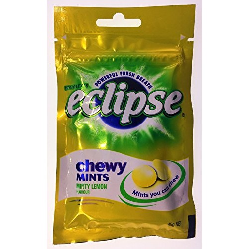 Pack of 6 Wrigleys Eclipse Chewy Mints Powerful Fresh Breath ...