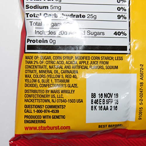 Starburst 1 Bag Jellybeans - Original Flavors - Cherry, Orange Starburst 1 Bag Jellybeans - Original Flavors - Cherry, Orange