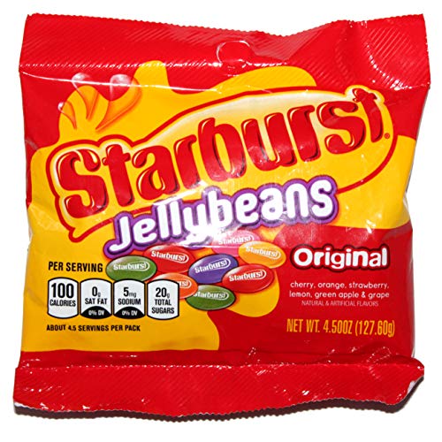 Starburst 1 Bag Jellybeans - Original Flavors - Cherry, Orange Starburst 1 Bag Jellybeans - Original Flavors - Cherry, Orange